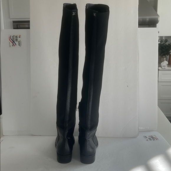 SAM EDELMAN Women’s Pam Black LEATHER Knee-High Boots Shoes Size 6 NEW - Picture 11 of 14